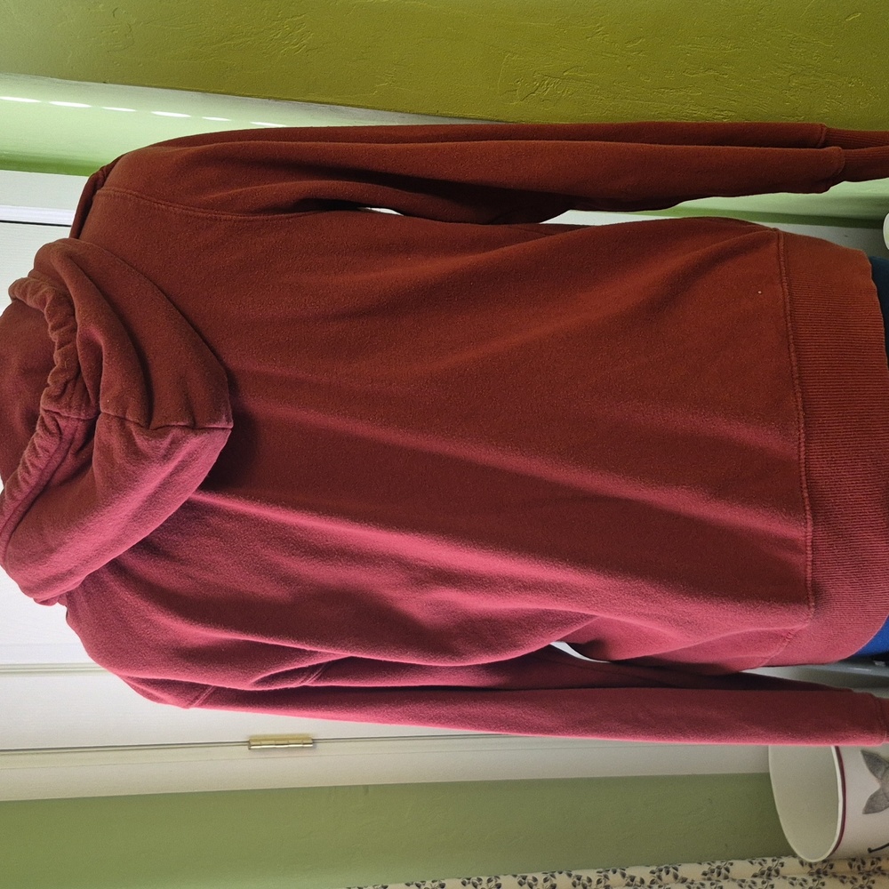 The Nortface TNF Hoodie Red Brick.SizeTag Missing. Pit To Pit:22.5"×26.5" Sz.M/L - Picture 4 of 16